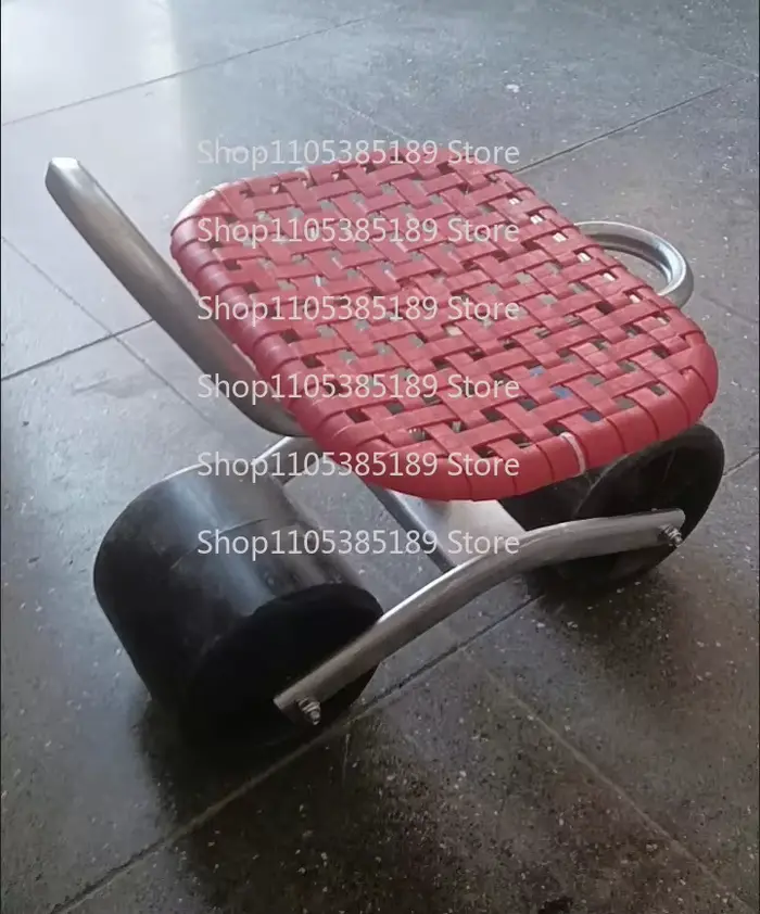 Chaise de jardinage roulante avec roues