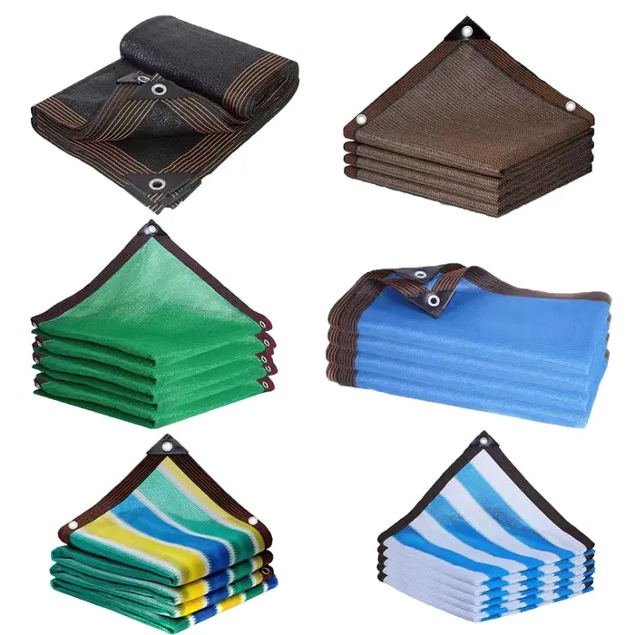 Filet d'ombrage Anti-UV en HDPE à 12 broches, pour jardin, balcon, plantes succulentes, pare-soleil 